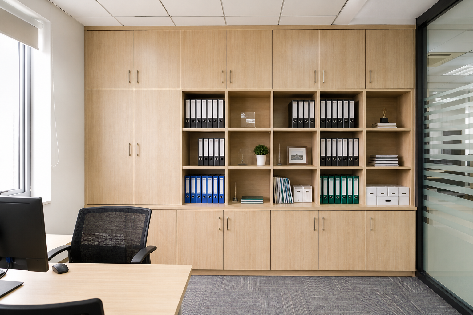 Office storage cabinet work in Gurgaon